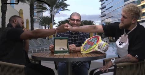 Jake Paul Gifts Tyron Woodley K Rolex: ‘It’s Time For Me To 